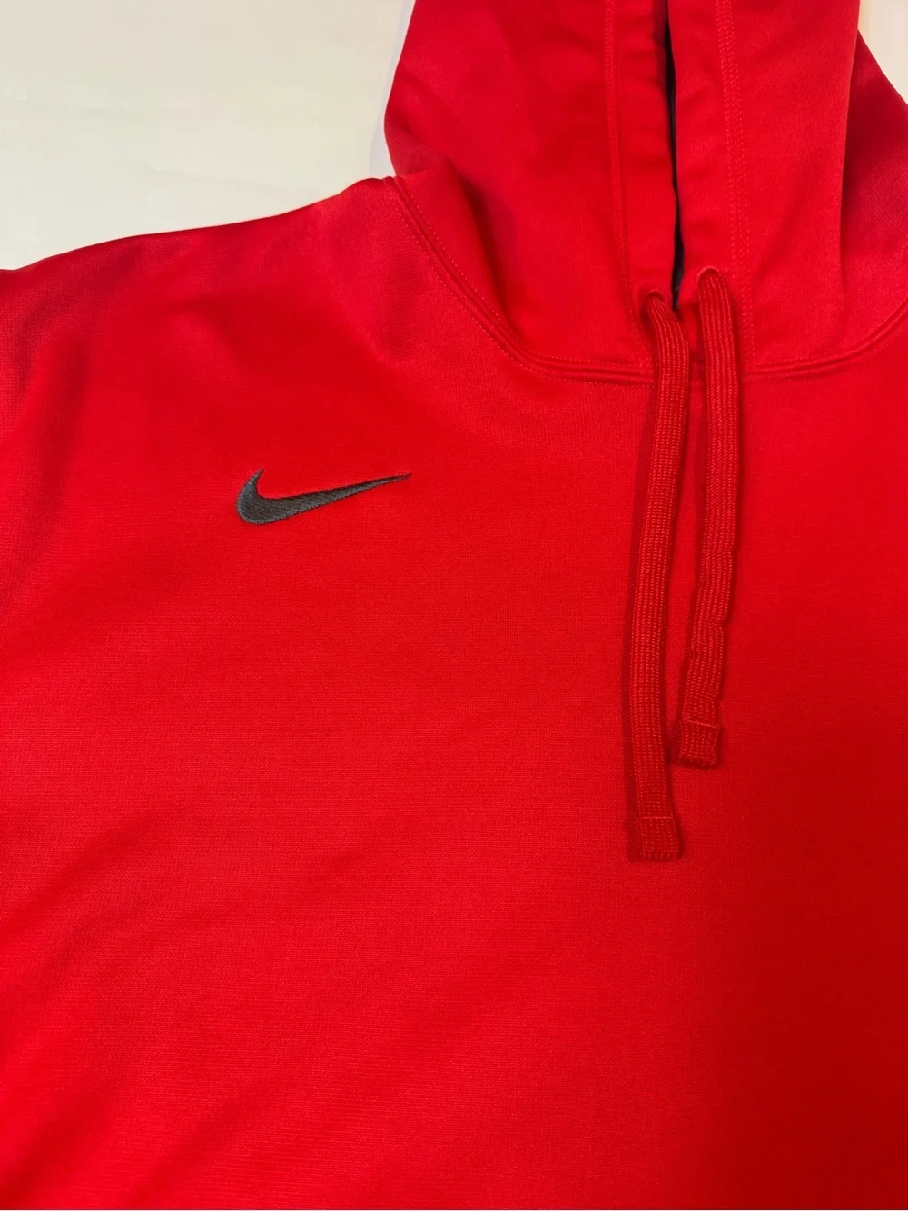 Nike KO 2.0 Men's Therma Fit Sweatshirt Hoodie 621940-656 Red Gray XXL
